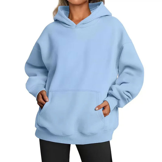 New Women Casual Hoodies Men and Women Fleece Warm Hoodies Spring Autumn Pullovers Fashion Multiple Colour Oversized Sweatshirts