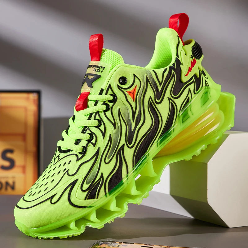Men Casual Sneakers - Breathable Mesh Shoes With Durable TPU Outsole & Lightweight Design