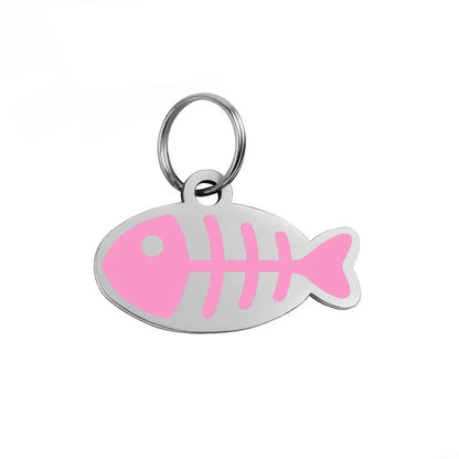 Free Engraved Pet Dog Tag Engraved Puppy Name Anti-Lost Custom Cat Id Tag Fashion Pet Kitten Nameplate Chihuahua Dog Accessories