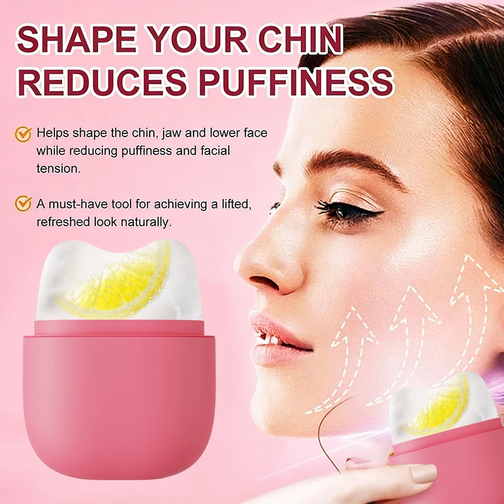 Ice Roller for Face & Eye Face Massage Silicone Ice Mold for Face Beauty Puffiness Relief Facial Massager Skin Care Tools Gifts
