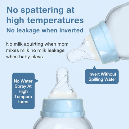 MAMIJOY 2PCS 150/240ML Baby Bottle Milk Bottle Anti-drop Heat-resistant Newborn Bottle Newborn Feeding Supplies BPAFREE BB01/02