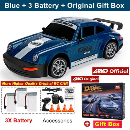4WD RC Monster Truck - High-Speed Remote Control Racing Car for Kids