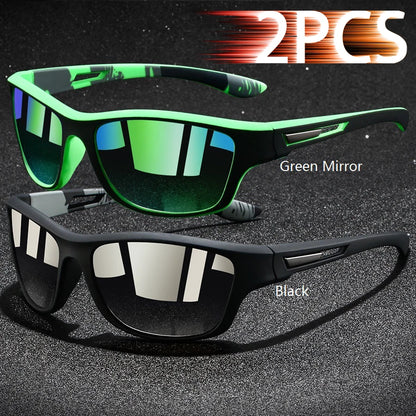 Vintage Sports Sunglasses - UV400 Cycling Fishing Running Eyewear for Men and Women