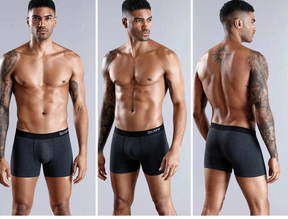 5pcs cotton boxer shorts men panties custom Men's underpants sexy mens boxers underwear for man print homme boxershorts calecon