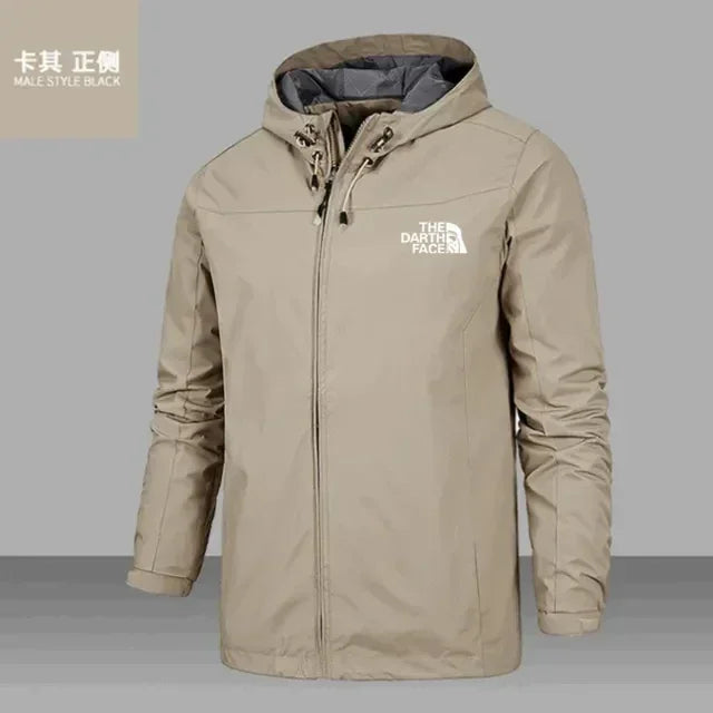 2025 Men's Hooded Coat and Sun Protection Jacket Trench Coat, Casual Trench Coat, US Army Chaqueta Hombre Pilot Jacket