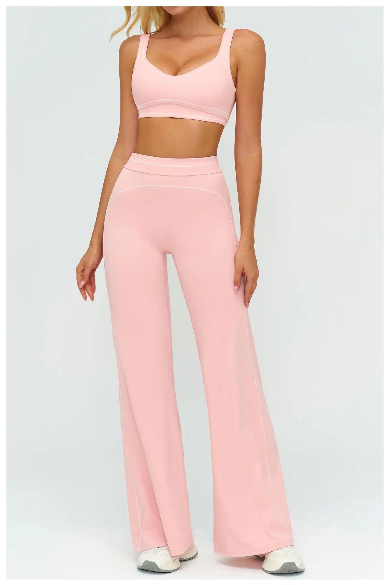 Fitness Suit 2PCS Yoga Set Women's Tracksuit Sports Outfits Gym Running Push Up Sportswear Legging Athletic Wear Workout Clothes