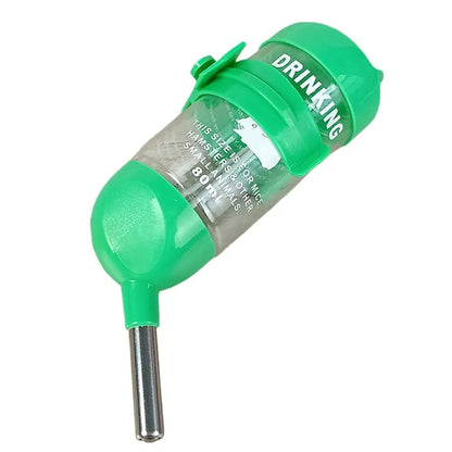 Hanging Hamster Drinker Water Bottle Dispenser Feeder Hanging Pet Dog Guinea Pig Squirrel Rabbit Drinking Head Pet Drinker Stand