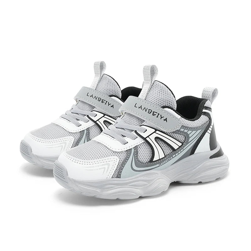 New Boy Girl Shoes Hot Selling Breathable Children Sneakers Comfort Soft Running Shoes Classic Simple Color Blocked Casual Shoes