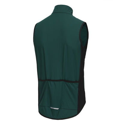 Rsantce Men 3+1 Pocket Windproof Waterproof Lightweight Cycling Sleeveless Jacket Mtb Bicycle Jersey Clothing Reflectiv Vest
