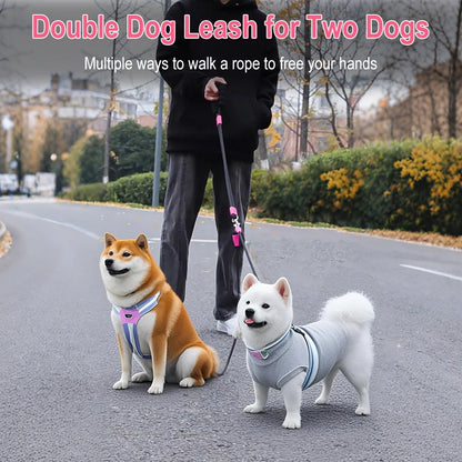 Strong Dog Leash Pet Reflective Nylon Tow Rope Non Slip Foam Handle Leash For Big Small Medium Dog Leash Outdoors Pet Supplies