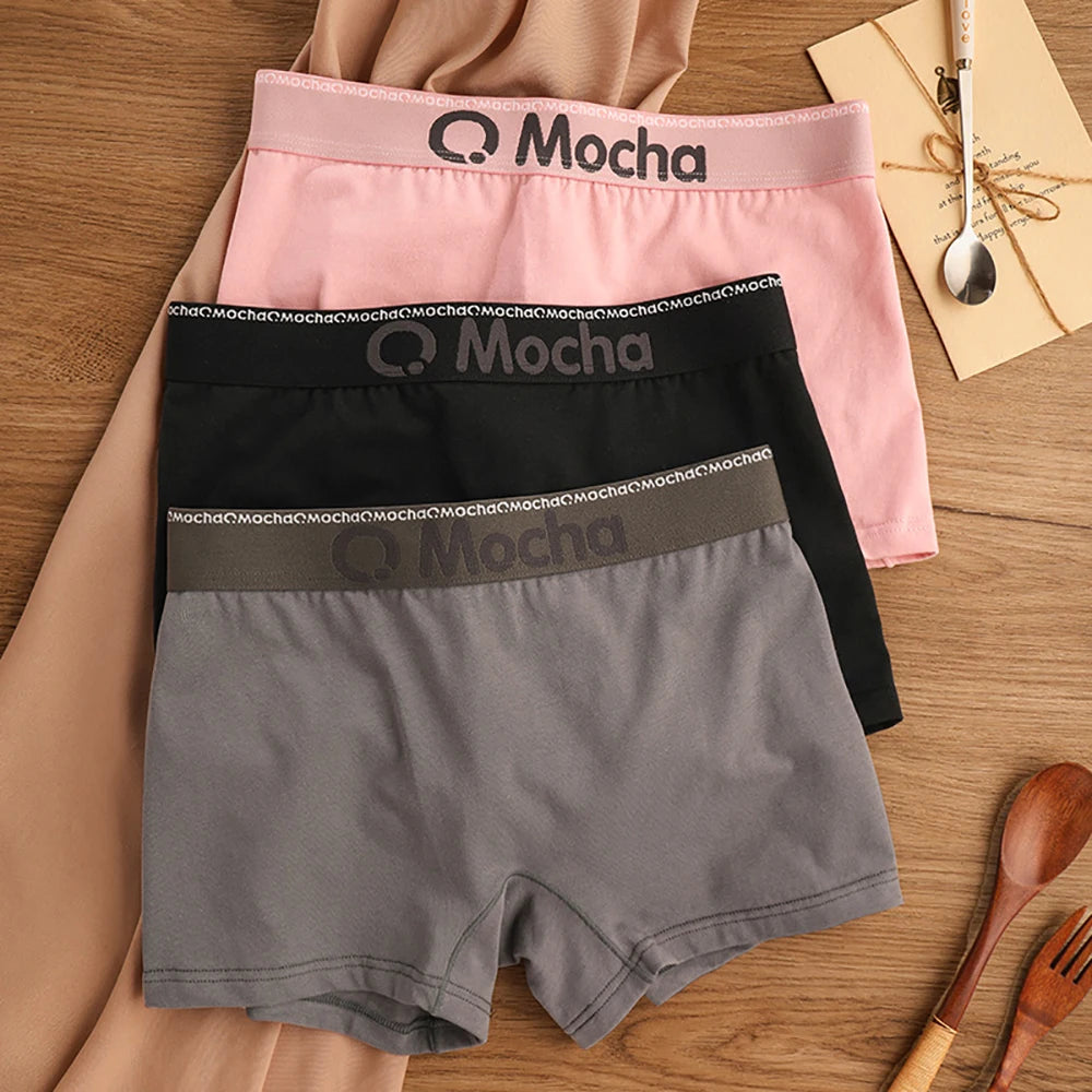 3PCS/Pack 100% Cotton Comfortable Soft Antibacterial Women's Panties Female Safety Underwear Hygroscopic Breathable Lingerie