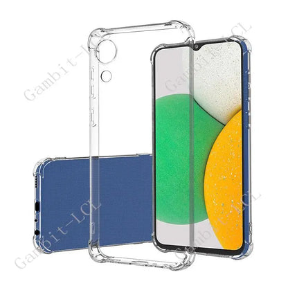 Anti-Falling Soft TPU Case For Samsung Galaxy A13 4G 5G A33 A53 A73 A72 A12 A22 A22s A32 A52 A52S A03 Core Clear Protector Cover