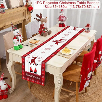 Christmas Table Runner - Holiday Decor for Home 2024  New Year Gift 2025