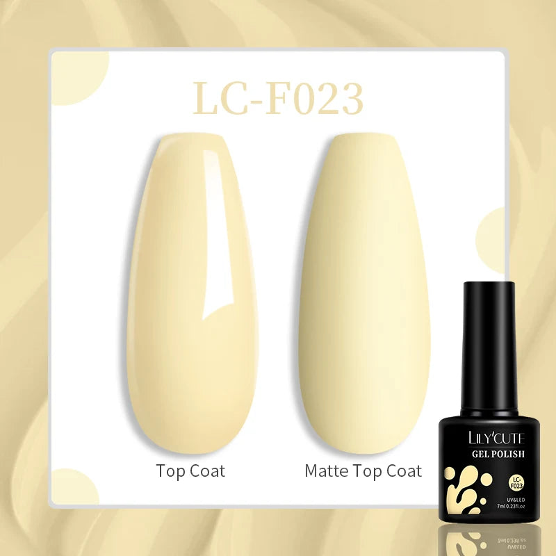 Gel Nail Polish - LILYCUTE UV Gel Varnish 7ML | Soak Off, Long Lasting Colors