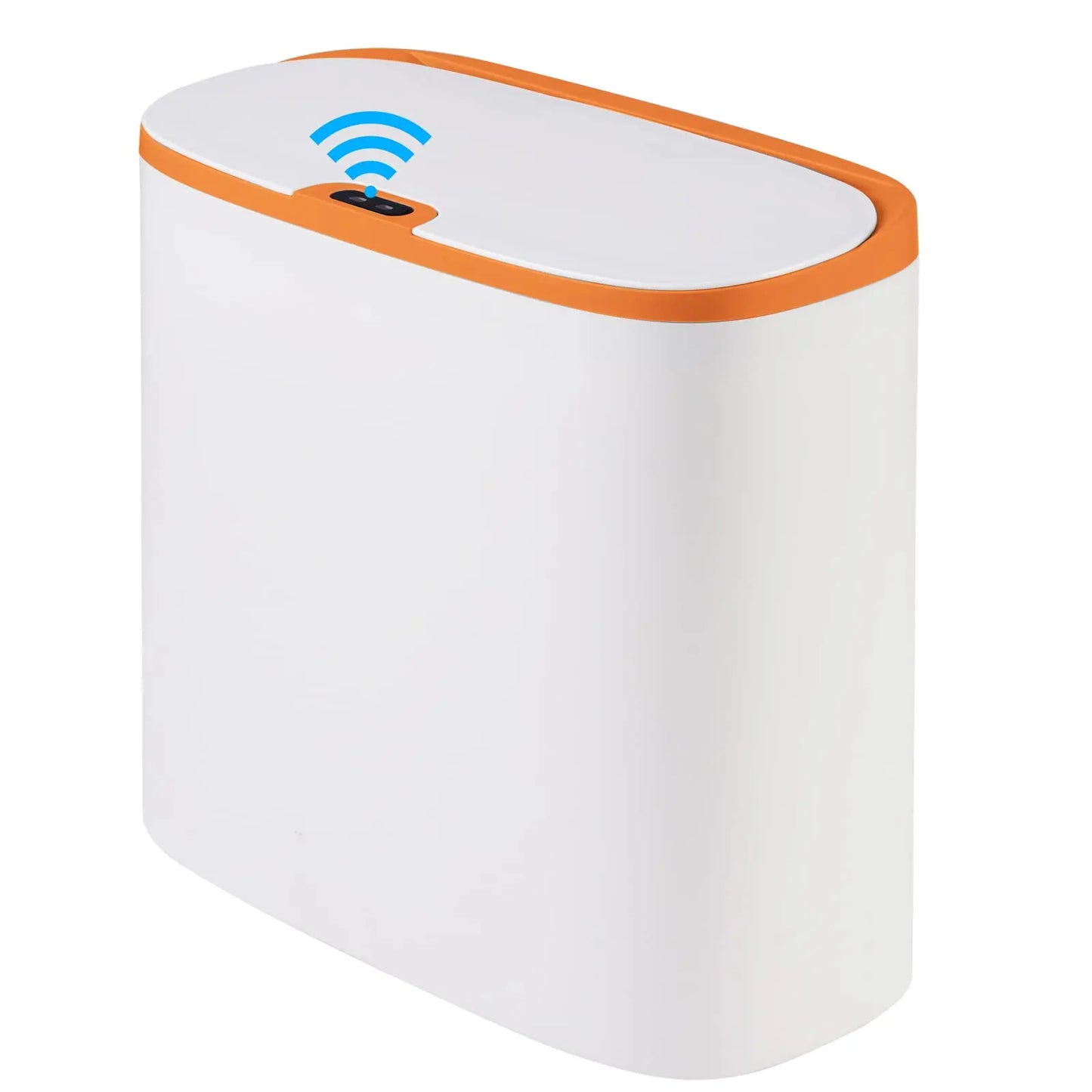 Touchless Motion Sensor Trash Can - Automatic Waterproof Slim Garbage Bin for Bathroom and Kitchen