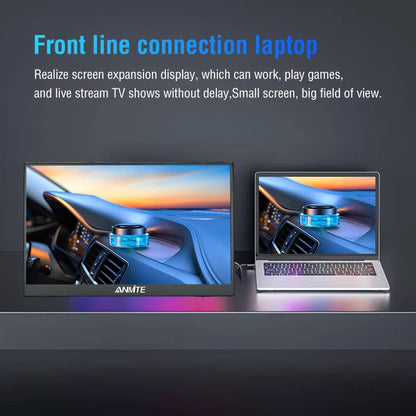 Portable Touch Monitor 16 Inch Gaming Screen - Matte HDR Portable Display with VESA Wall Mount