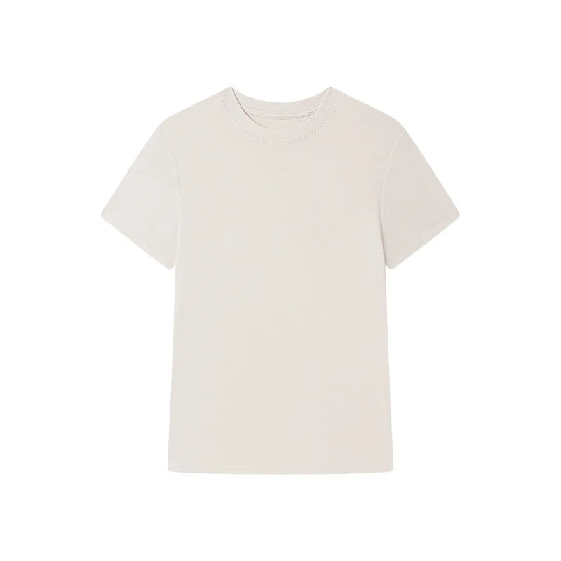 Women's Round-Neck T-Shirt – Slim-Fit Silky Base Top