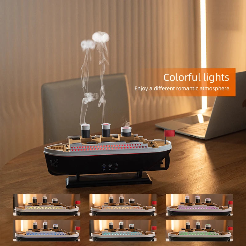Ultrasonic Jellyfish Humidifier  Aroma Diffuser with Remote Control and Colorful Lighting