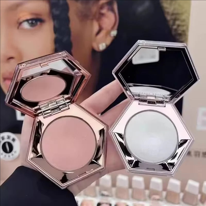 Fenty Beauty Makeup Suit Lip Gloss High Gloss Matt Powder Contour Stick and Setting Loose Powder Lady Lasting Natural Makeup
