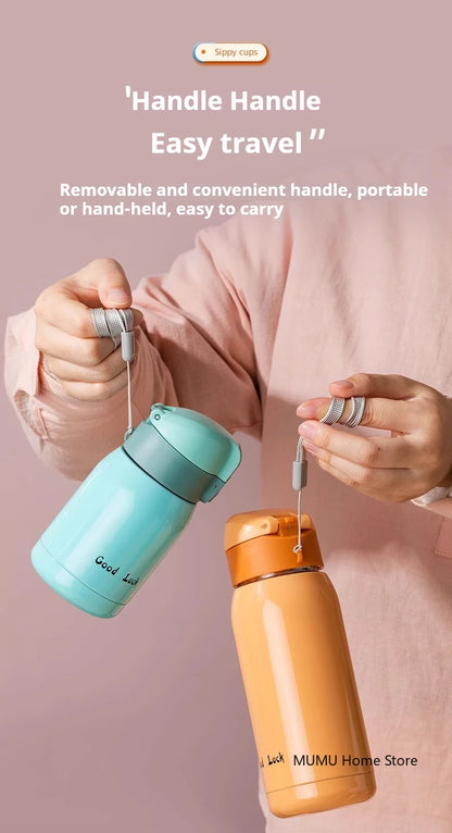 200ML/350ML Stainless Steel Pocket Cup Travel Thermal Coffee Mug Mini Thermos Cup Vacuum Flask Insulated Cup Sport Water Bottle