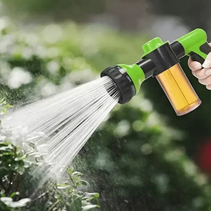 New High Pressure Foam Water Gun 8 In 1 Garden Watering Hose Nozzle Sprinkler Soap Dispenser Pet Shower Spray Gun Car Wash Tool