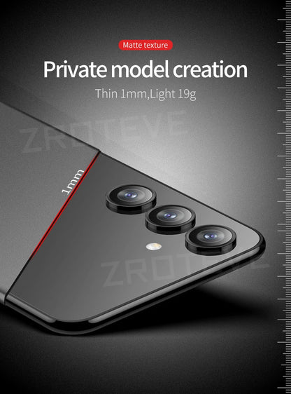 S24 Case Zroteve Slim Hard PC Matte Cover For Samsung Galaxy S24 Ultra S25 Edge S22 S26 Plus S20 S21 S23 FE S24+ Phone Cases