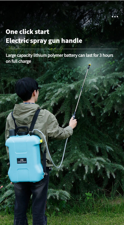 15L Multifunction Electric Sprayer, Adjustable Nozzle Garden Spray Tank For Watering, Cleaning, Pet Bathing with 3 Spray Heads