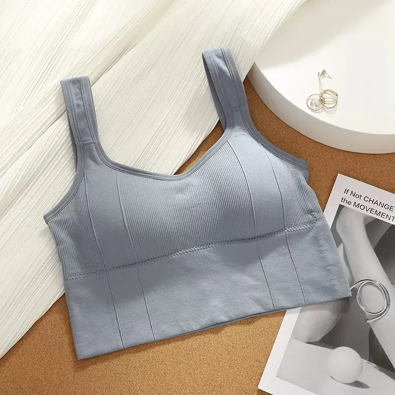 1pcs Women Breathable Sports Bra Female Fitness Top Seamless Yoga Bra Shockproof Crop Top Push Up Sport Bra Lady Gym Workout Top