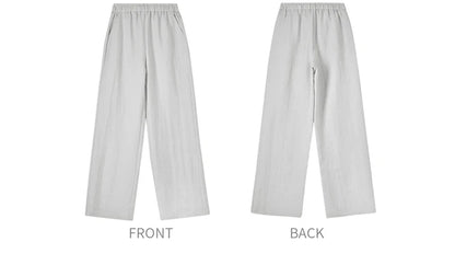 SENTUBILA Women's Linen Trouser Suit Summer Two Pieces Matching Set Women Button Shirt Straight Pant Sets 2026 Outfits 152ZA0094