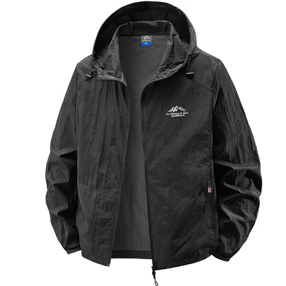 Jacket Mens Spring autumn New men sun protection coat jacket Solid color hooded Jackets casual coat Men's business coats 2318