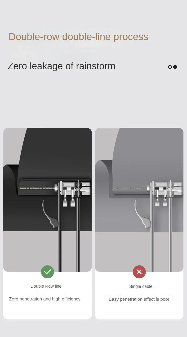 Windproof UV protection casual folding UPF50+automatic umbrella handle curved handle design, stylish design compact sun and rain