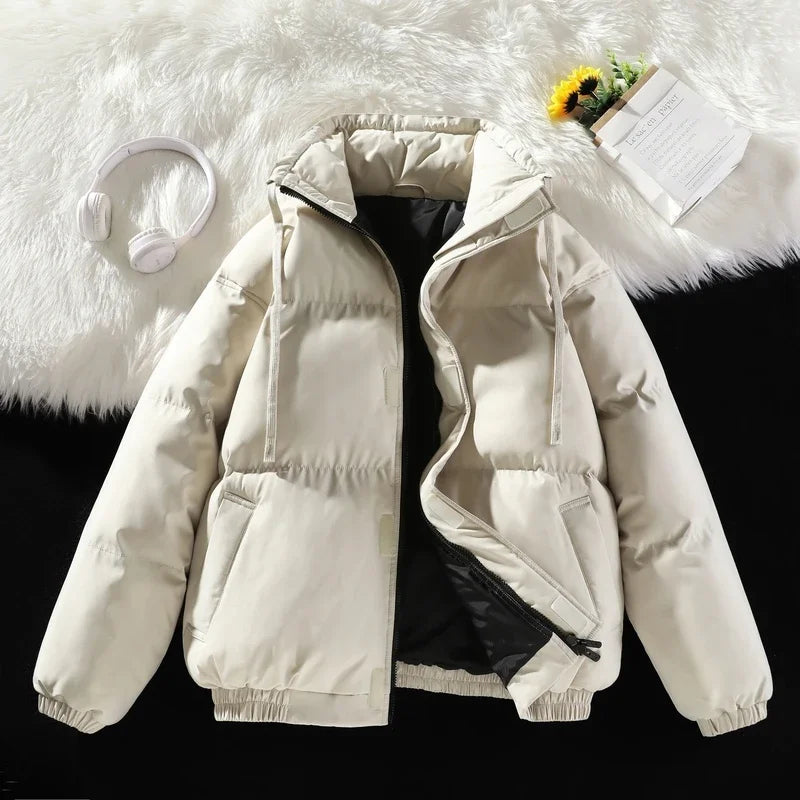 Autumn Winter Outerwear Puffer Jacket Men Outdoor Windproof Parkas Plus Size 8XL High-quality Stand Collar Padded Jacket for Men
