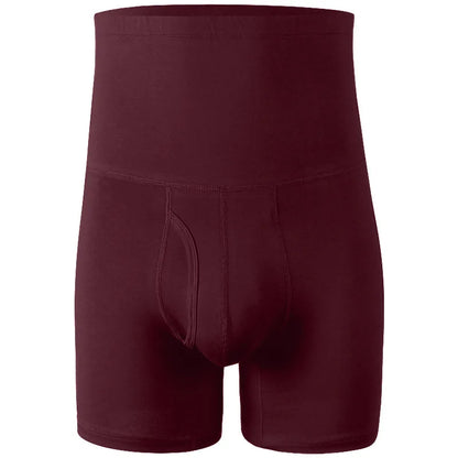Sexy Mens Boxer Men's Underwear Cotton Waistband Anti-Wear Leg High Waist Warm Waist Protection Sports Men Panties New
