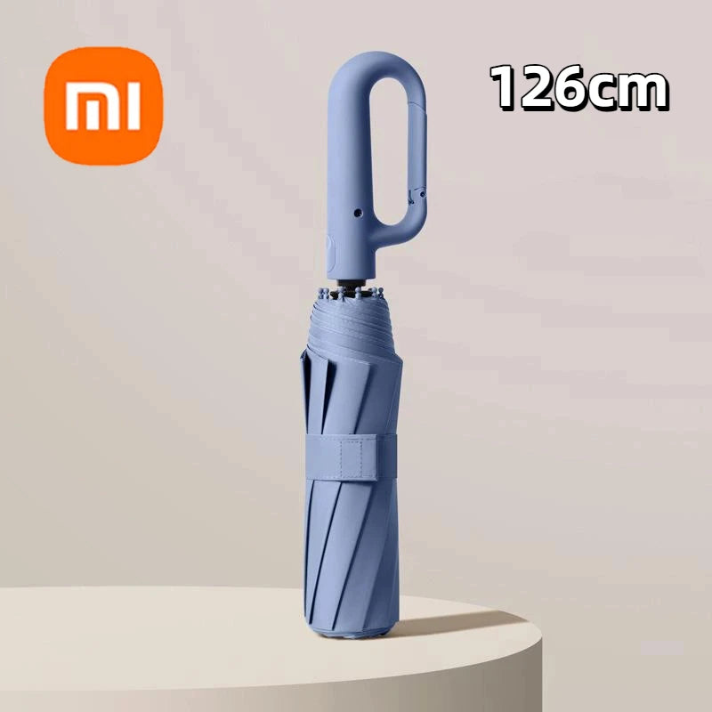 Xiaomi 126cm Extra Large Umbrella Wind-resistant Rain-resistant Dual-purpose UV-resistant Fully Automatic Ring-buckle Umbrella