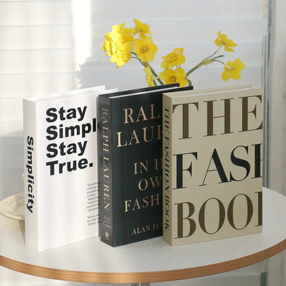 3Pcs Decorative Fake Books - Living Room Coffee Table Ornaments