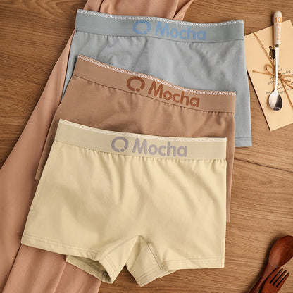 3PCS/Pack 100% Cotton Comfortable Soft Antibacterial Women's Panties Female Safety Underwear Hygroscopic Breathable Lingerie