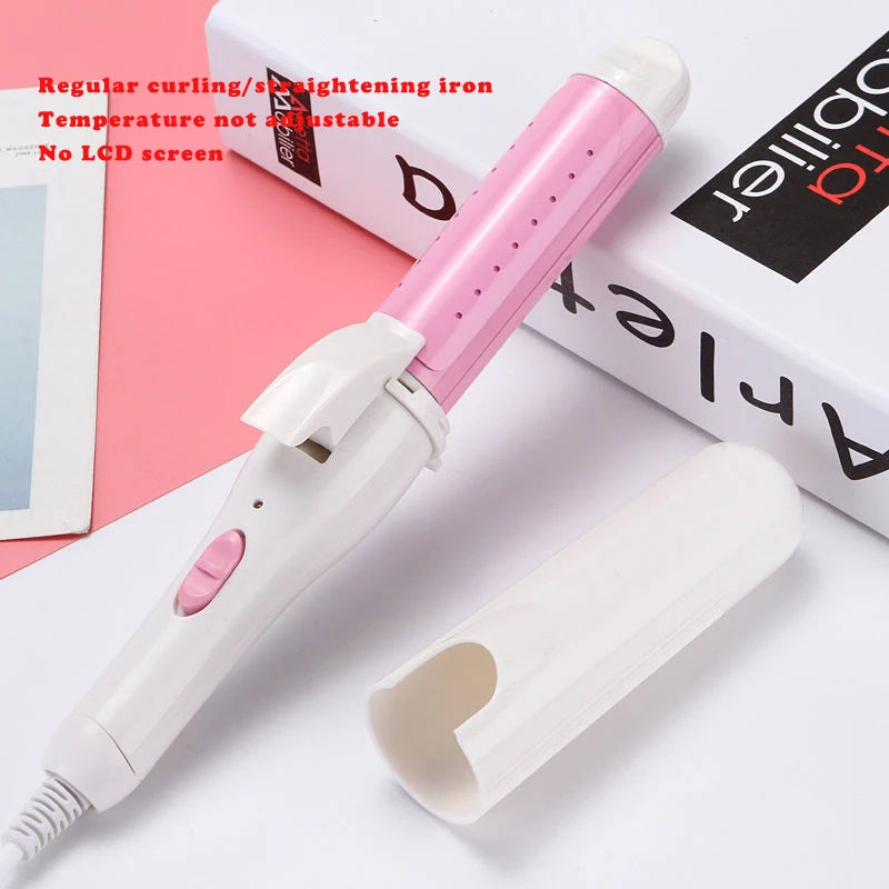 Ceramic Hair Curler - Professional 9mm to 38mm Wand with Tourmaline Barrel & LCD Display