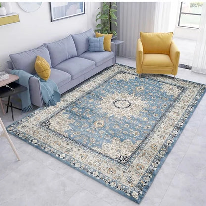 Velvet Carpet - Nordic Moroccan Style Crystal Velvet Rug | Dirt Resistant, Washable & Non Slip