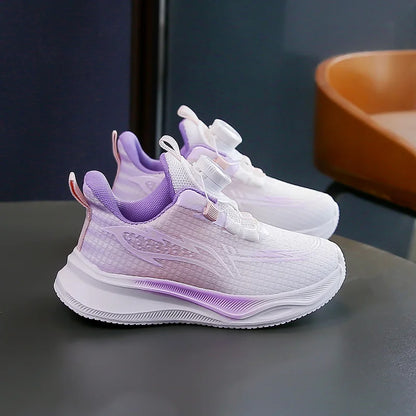 Firm Stitching Kids Mesh Casual Sport Shoes Breathable Raw Material Solid Structure Fitness Outdoor Play Shoes