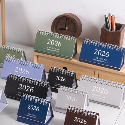 2026 Mini Desk Calendar Desktop Notepad Ornament Cute Simple Calendar,Christmas New Year Gift, Daily Planner Table Calendar