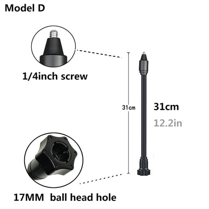 Flexible Arm Monopod Selfie Stick Rod Mount Holder Stands for Mobile Phones for Gopro Hero DJI OSMO Insta 360 Cameras Tripod