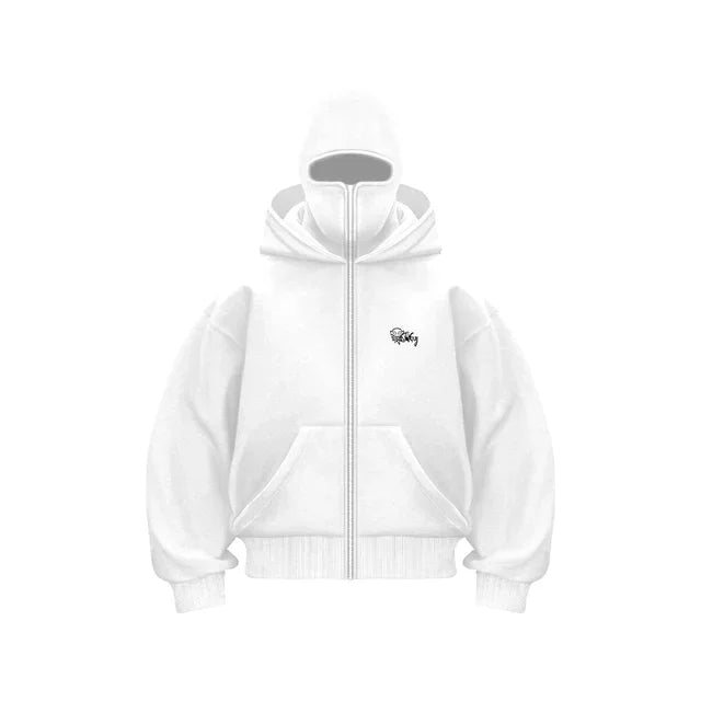2025 New Hoodie Mens Loose Hooded Zipper Jacket Gothic Star Fashion Punk Y2k Hip Hop Harajuku Clothing Men Sweatshirts Oversized