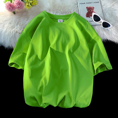 LEGIBLE 2025 Summer Men's T Shirt Casual Loose Cotton Short Sleeve T-Shirt Mens Top Tee shirt Men