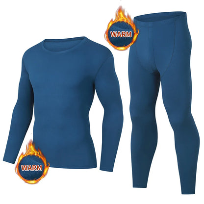 2/4 Piece Men's And Teenagers' Thermal Underwear Set Simple And Fashionable Long Sleeve Bottoming Shirt Elastic Waist Trousers P