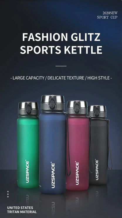 High Quality Water Bottle 500ML 1000ML BPA Free Leak Proof Portable for Adult Children Sports Gym Eco Friendly Drink Bottles