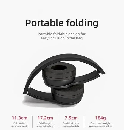 Stereo P47 Headset 5.0 Bluetooth Headset Folding Series Wireless Sports Game Headset  Foldable Wireless Bluetooth Headphone