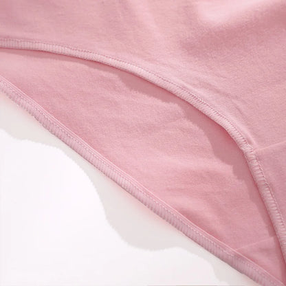 7Pcs Cotton Breathable Panties Women Comfortable Underwear Seamless Low Waist Underpants Fashion Girls Solid Color Sexy Lingerie