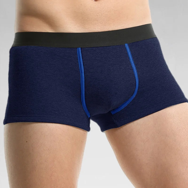 3-Pack of Warm Underwear for Men, Velvet and Thickeneded, Men's Boxer Briefs, Autumn and Winter Cold-Proof Shorts, Boys' Sports