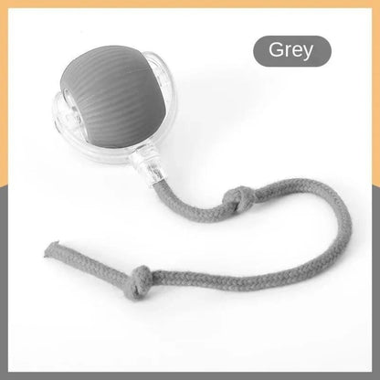 Automatic Rolling Cat Ball – USB Rechargeable Smart Pet Toy with Tail Lamp