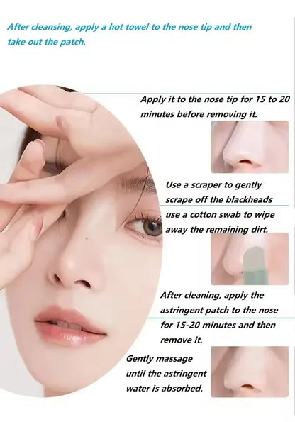 Ergonomic Blackhead & Whitehead Remover Stainless Steel Pore Cleanser for Nose Face Gentle Exfoliating Skin Care Tool